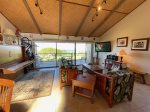 Nice open living room with AC and sliding doors to the lani